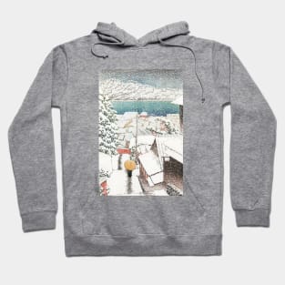 Slope of Senkoji Temple in Onomichi by Kawase Hasui Hoodie